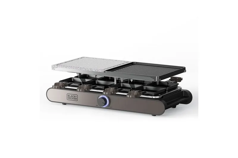 Raclettegrilli Black+Decker, Hopea