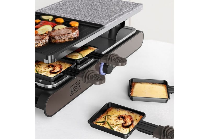 Raclettegrilli Black+Decker - Hopea - Piha & ulkoaltaat - Grillaus - Muut grillit - Raclette-grilli