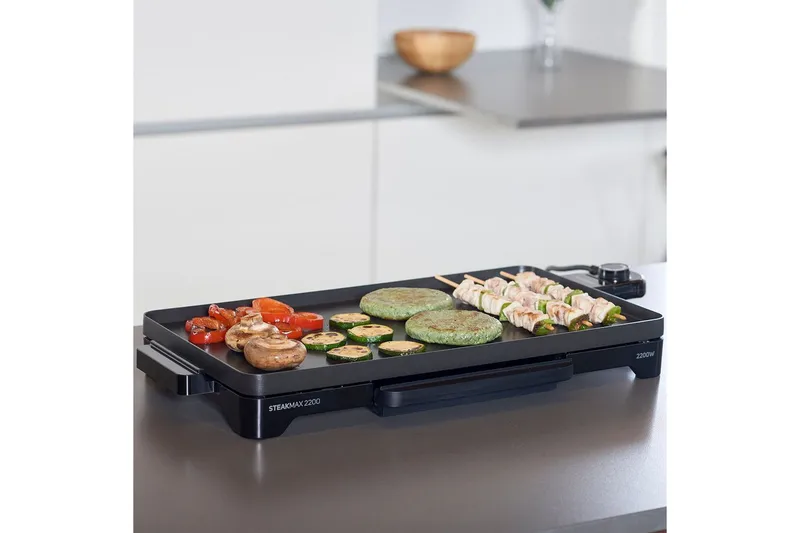 Sähköinen paistolevy Taurus Steakmax 2200 - Musta - Piha & ulkoaltaat - Grillaus - Grillitarvikkeet