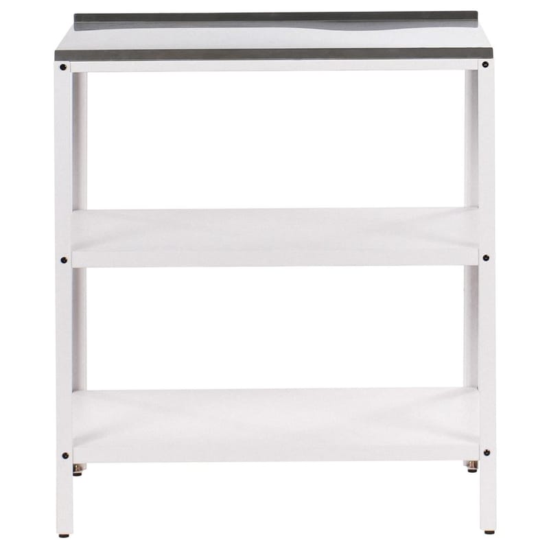 2-osainen ulkokeittiö pesualtaalla, 2 ovea Vilama - Valkoinen, Hopea - Piha & ulkoaltaat - Grillaus - Ulkokeittiö - Valmis ulkokeittiö