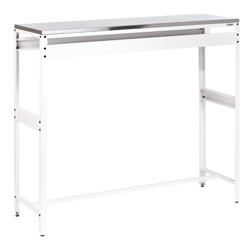 3-osainen ulkokeittiö altaalla Maenza Teräs - Valkoinen/musta - Piha & ulkoaltaat - Grillaus - Ulkokeittiö - Valmis ulkokeittiö