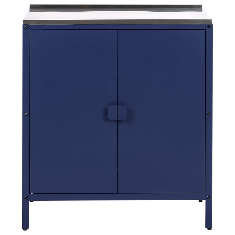 3-osainen ulkokeittiö pesualtaalla 4 ovella Vilama - Sininen, Hopea - Piha & ulkoaltaat - Grillaus - Ulkokeittiö - Valmis ulkokeittiö