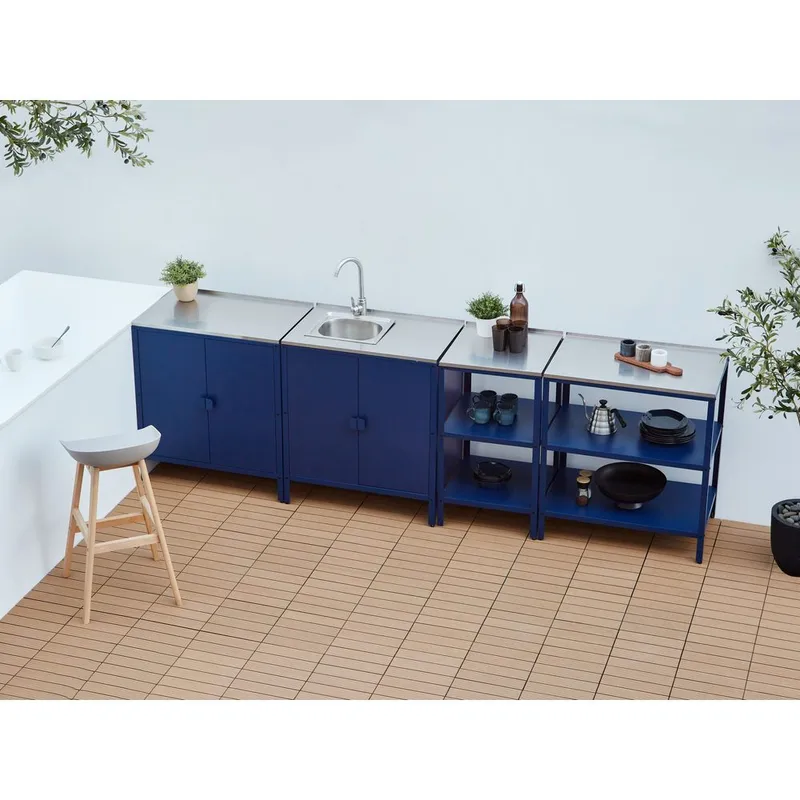 4-osainen Vilama - Piha & ulkoaltaat - Grillaus - Ulkokeittiö - Valmis ulkokeittiö