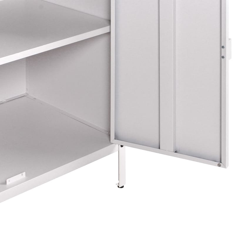 Keittiökaappi, jossa on pesuallas Vilama - Valkoinen, Hopea - Piha & ulkoaltaat - Grillaus - Ulkokeittiö - Valmis ulkokeittiö