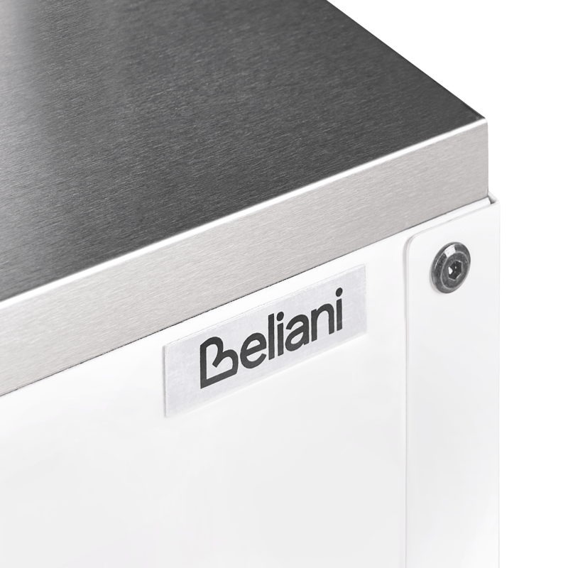 Keittiökaappi altaalla ulkokäyttöön Maenza Teräs - Valkoinen/musta - Piha & ulkoaltaat - Grillaus - Ulkokeittiö - Valmis ulkokeittiö