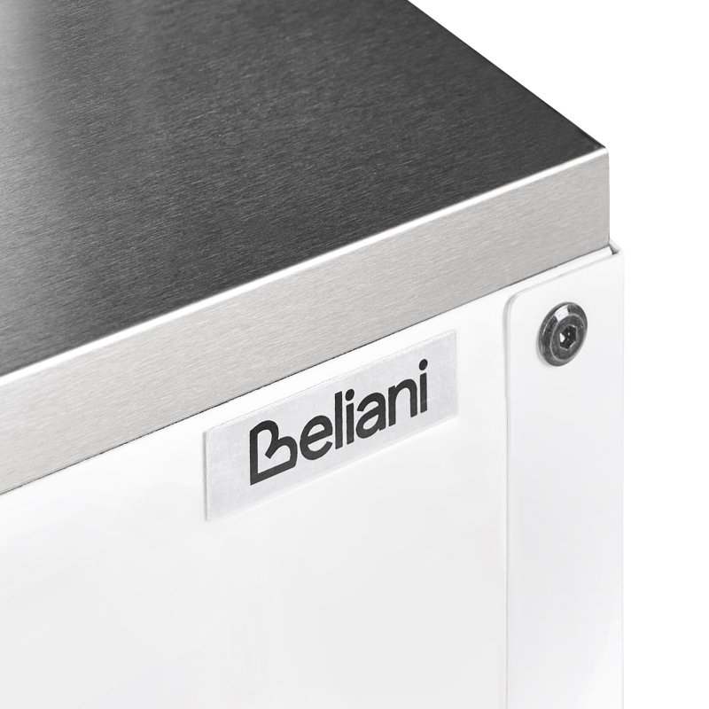 Keittiökaappi ulkokäyttöön Maenza - Valkoinen/hopea - Piha & ulkoaltaat - Grillaus - Ulkokeittiö - Valmis ulkokeittiö