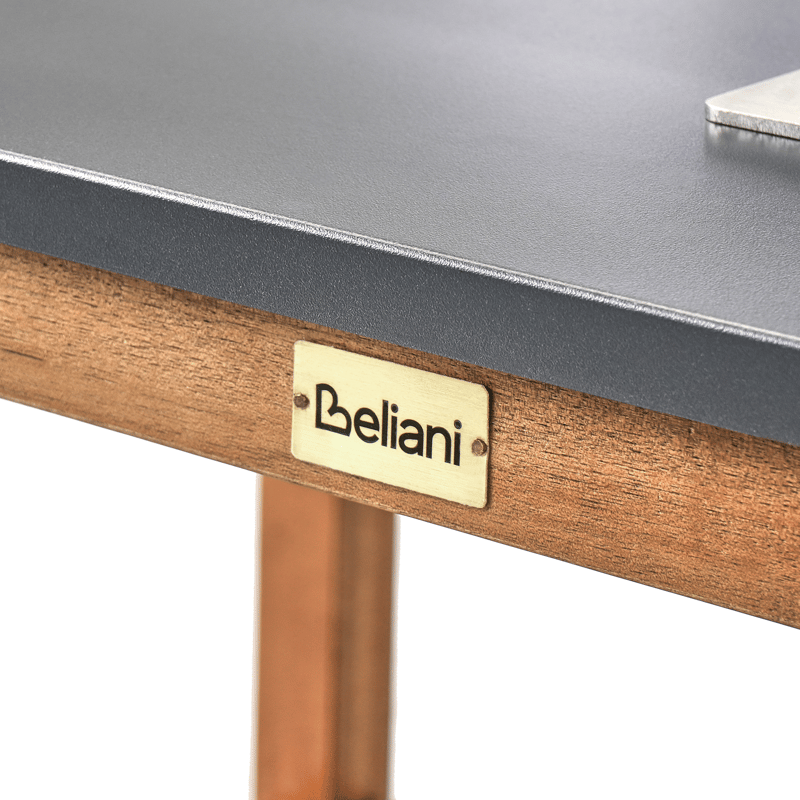 Keittiösaareke altaalla ulkokäyttöön Brucoli akaasiapuu - Ruskea/Harmaa/Hopea - Piha & ulkoaltaat - Grillaus - Ulkokeittiö - Valmis ulkokeittiö