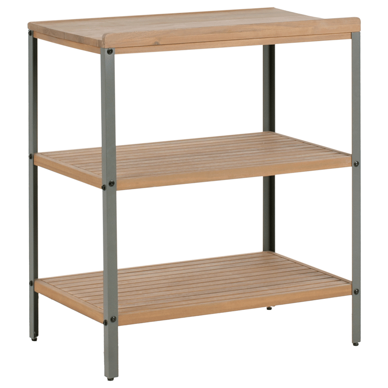 Keittiösaareke ulkokäyttöön Ivrea akaasiapuu - Ruskea/Harmaa - Piha & ulkoaltaat - Grillaus - Ulkokeittiö - Valmis ulkokeittiö