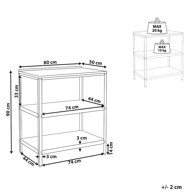 Keittiösaareke ulkokäyttöön Vilama - Punainen/Hopea - Piha & ulkoaltaat - Grillaus - Ulkokeittiö - Valmis ulkokeittiö