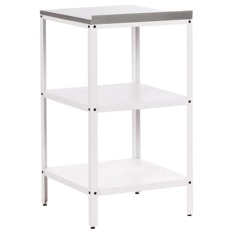 Pieni keittiösaari Vilama - Valkoinen, Hopea - Piha & ulkoaltaat - Grillaus - Ulkokeittiö - Valmis ulkokeittiö