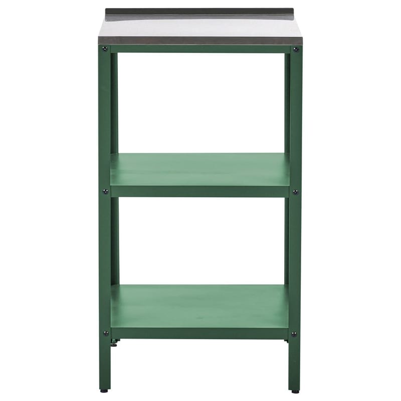 Pieni keittiösaari Vilama - Vihreä, Hopea - Piha & ulkoaltaat - Grillaus - Ulkokeittiö - Valmis ulkokeittiö