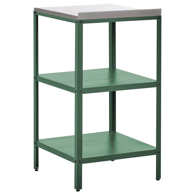 Pieni keittiösaari Vilama - Vihreä, Hopea - Piha & ulkoaltaat - Grillaus - Ulkokeittiö - Valmis ulkokeittiö