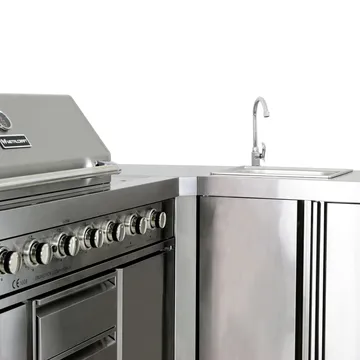 Byggsats utekök Metalcraft Silver - Piha & ulkoaltaat - Grillaus - Ulkokeittiö - Valmis ulkokeittiö