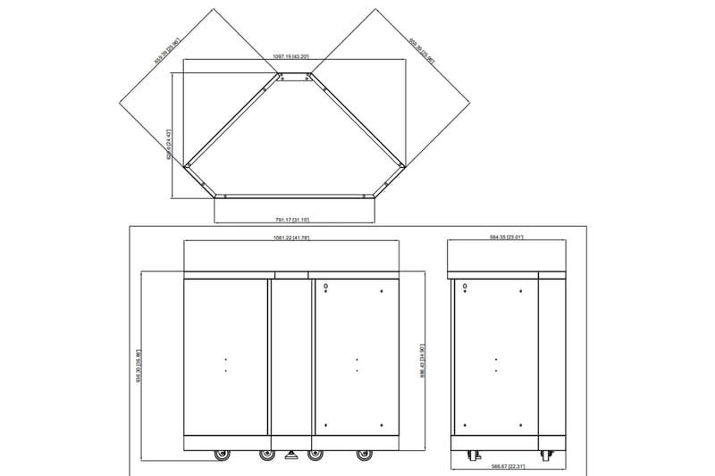 Inox Range - 430SS Stainless - Kulmamoduuli - Myoutdoorkitchen - Piha & ulkoaltaat - Grillaus - Ulkokeittiö - Tee oma ulkokeittiösi