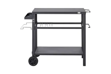 Trädgårdskök Beliani Staletti Black - Piha & ulkoaltaat - Grillaus - Ulkokeittiö - Valmis ulkokeittiö