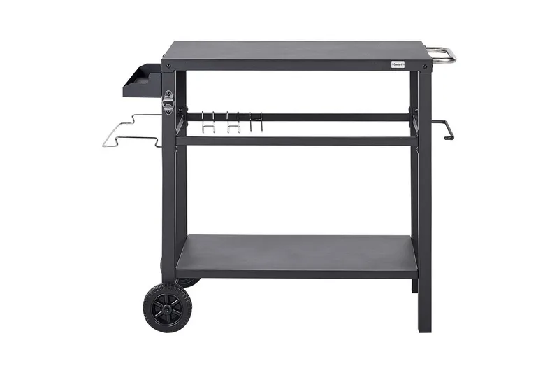 Trädgårdskök Beliani Staletti Black - Piha & ulkoaltaat - Grillaus - Ulkokeittiö - Valmis ulkokeittiö
