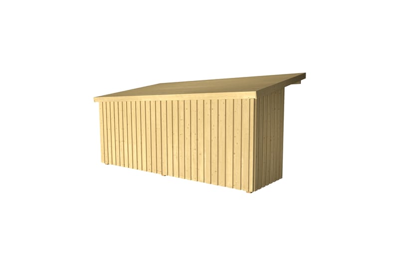 PLUS Nordic Multi Trädgårdshus Seinämodell  9,5 m² - Halvstä - Harmaa - Piha & ulkoaltaat - Lasiterassi & pihamökki - Mökit - Vierasmökki