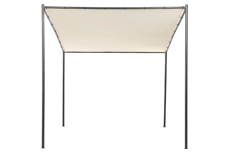 Trädgårdspergola Beliani Vimino Beige||Black - Piha & ulkoaltaat - Grillaus - Grillitarvikkeet - Grilliteltta