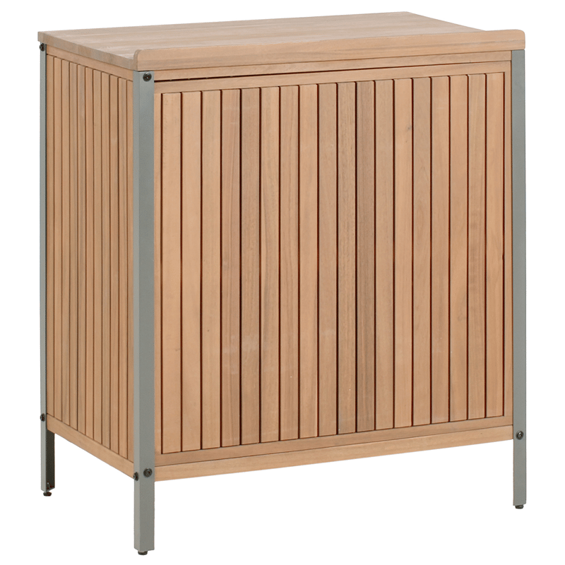 Keittiökaappi ulkokäyttöön Ivrea akaasiapuu - Ruskea/harmaa - Piha & ulkoaltaat - Grillaus - Ulkokeittiö - Valmis ulkokeittiö