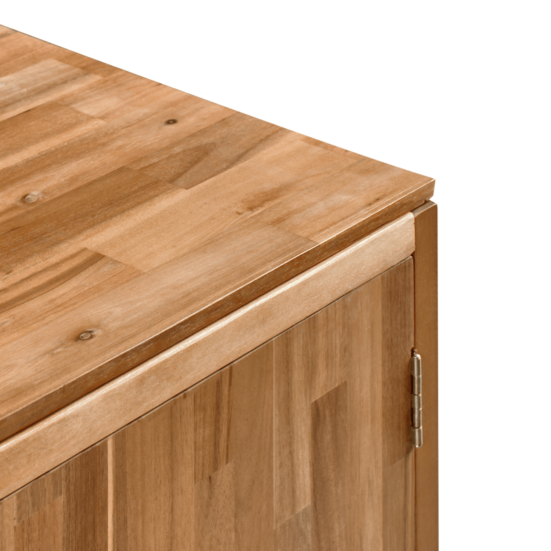 Keittiökaappi ulkokäyttöön Venosa akaasiapuu 50x50 cm - Ruskea - Piha & ulkoaltaat - Grillaus - Ulkokeittiö - Valmis ulkokeittiö