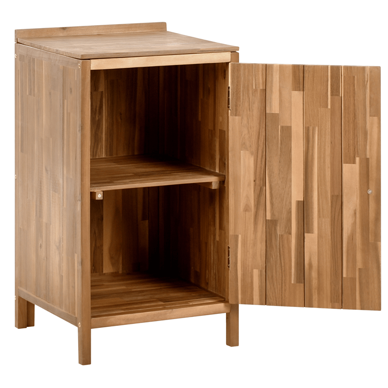 Keittiökaappi ulkokäyttöön Venosa akaasiapuu 50x50 cm - Ruskea - Piha & ulkoaltaat - Grillaus - Ulkokeittiö - Valmis ulkokeittiö