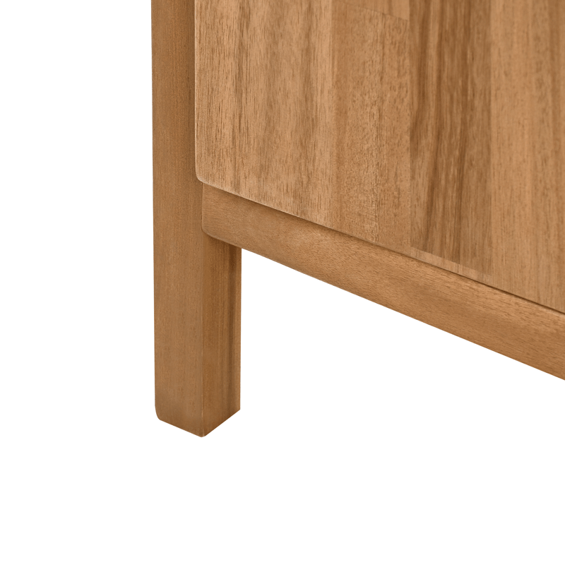 Keittiökaappi ulkokäyttöön Venosa akaasiapuu 50x80 cm - Ruskea - Piha & ulkoaltaat - Grillaus - Ulkokeittiö - Valmis ulkokeittiö