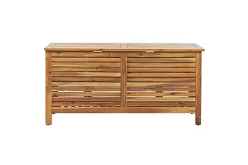 Låda Beliani Riviera Ljus trä Light wood - Puutarhakalusteet - Säilytyslaatikot & kalustesuojat - Säilytyslaatikot ulos