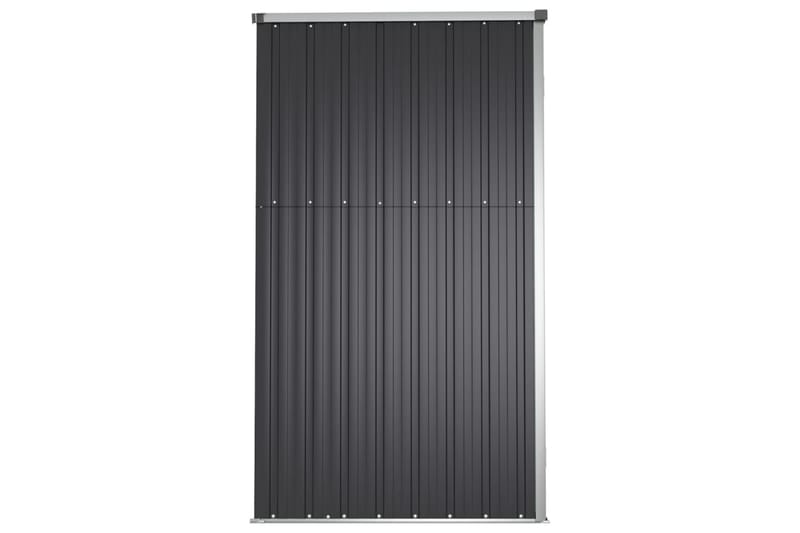 Puutarhan työkaluvaja antras. 225x89x161 cm galvanoitu teräs - Antrasiitti - Piha & ulkoaltaat - Lasiterassi & pihamökki - Varastot & liiterit - Varastot