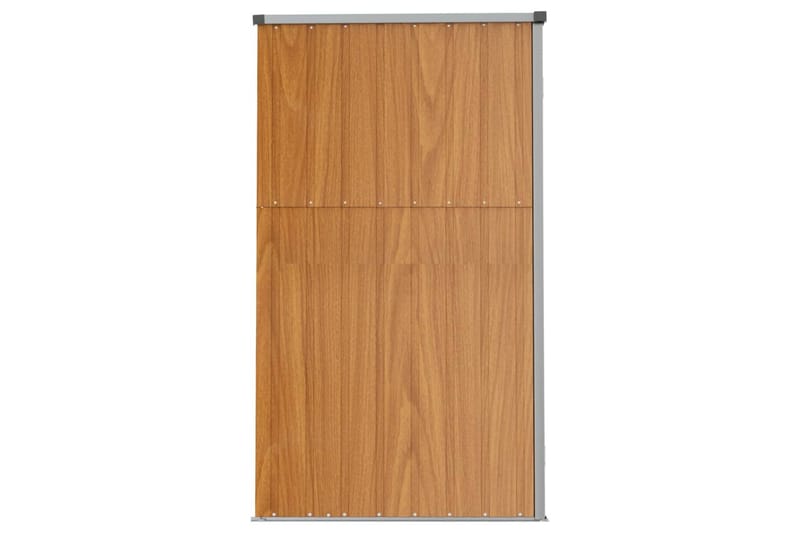 Puutarhan työkaluvaja ruskea 225x89x161 cm galvanoitu teräs - Ruskea - Piha & ulkoaltaat - Lasiterassi & pihamökki - Varastot & liiterit - Varastot