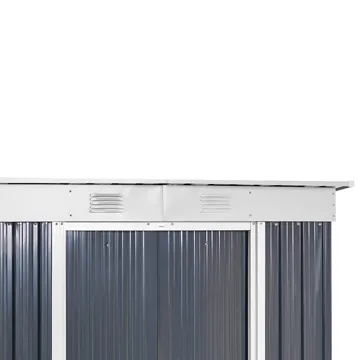 Puutarhavaja Acilia 110x174 cm - Harmaa/Valkoinen - Piha & ulkoaltaat - Lasiterassi & pihamökki - Varastot & liiterit - Varastot