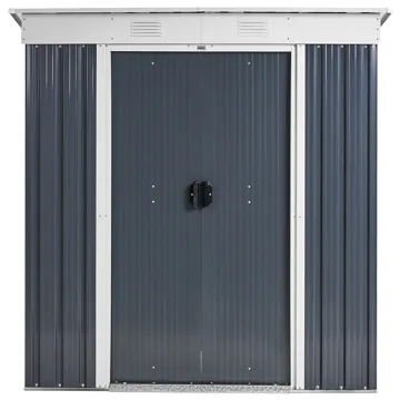 Puutarhavaja Acilia 110x174 cm - Harmaa/Valkoinen - Piha & ulkoaltaat - Lasiterassi & pihamökki - Varastot & liiterit - Varastot