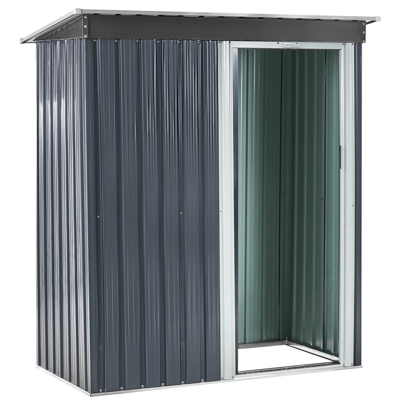 Puutarhavaja Aisone 89x150 cm - Harmaa/Valkoinen - Piha & ulkoaltaat - Lasiterassi & pihamökki - Varastot & liiterit - Työkaluvaja