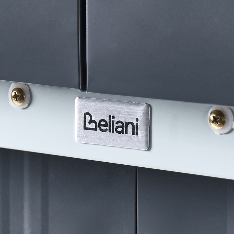 Puutarhavaja Cirella 118x194 cm - Harmaa/Valkoinen - Piha & ulkoaltaat - Lasiterassi & pihamökki - Varastot & liiterit - Työkaluvaja