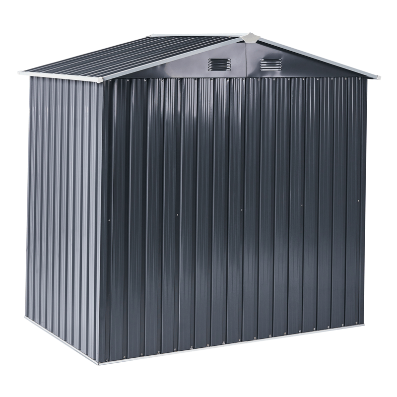 Puutarhavaja Cirella 118x194 cm - Harmaa/Valkoinen - Piha & ulkoaltaat - Lasiterassi & pihamökki - Varastot & liiterit - Työkaluvaja