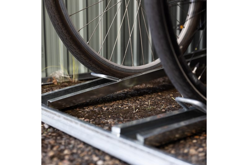 Pyörävarasto 4,2 m² neljälle pyörälle - Piha & ulkoaltaat - Lasiterassi & pihamökki - Varastot & liiterit - Pyörävaja & pyöräteline