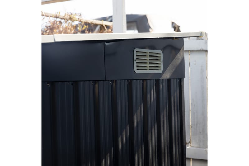 Pyörävarasto 4,2 m² neljälle pyörälle - Piha & ulkoaltaat - Lasiterassi & pihamökki - Varastot & liiterit - Pyörävaja & pyöräteline