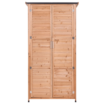 Työkaluvaja Arsego 67x96 cm - Ruskea - Piha & ulkoaltaat - Lasiterassi & pihamökki - Varastot & liiterit - Varastot