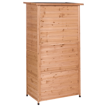 Työkaluvaja Arsego 67x96 cm - Ruskea - Piha & ulkoaltaat - Lasiterassi & pihamökki - Varastot & liiterit - Varastot