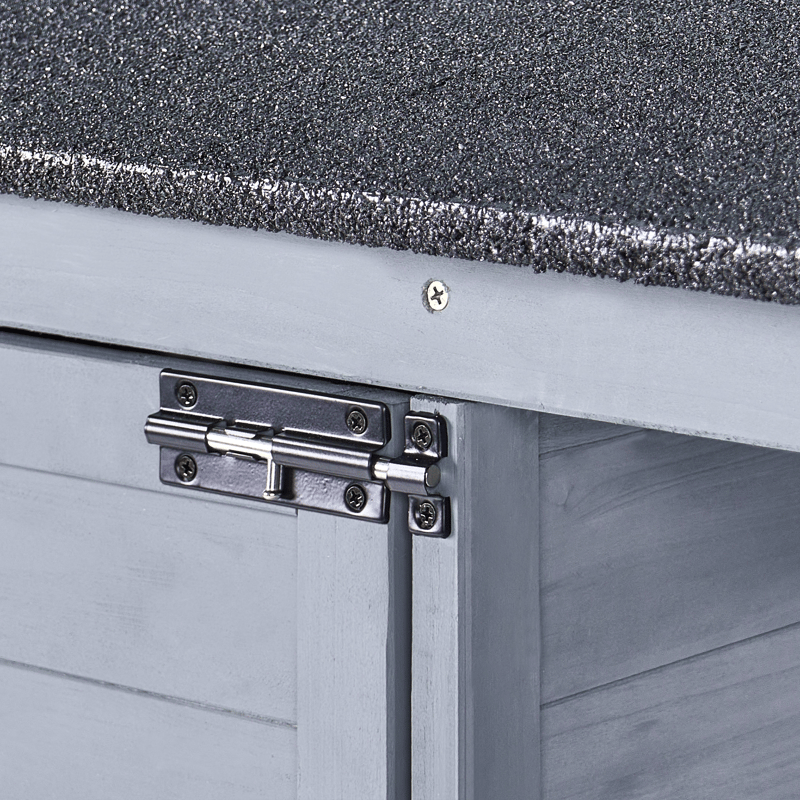 Työkaluvaja Cengio 57x130 cm - Harmaa/musta - Piha & ulkoaltaat - Lasiterassi & pihamökki - Varastot & liiterit - Varastot