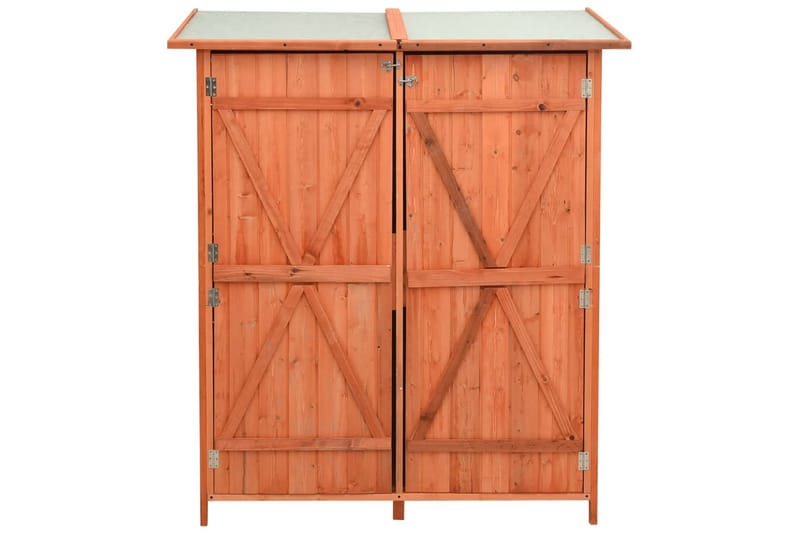 Puutarhan työkaluvaja 135,5x75x160 cm täysi kuusi - Piha & ulkoaltaat - Lasiterassi & pihamökki - Varastot & liiterit - Työkaluvaja