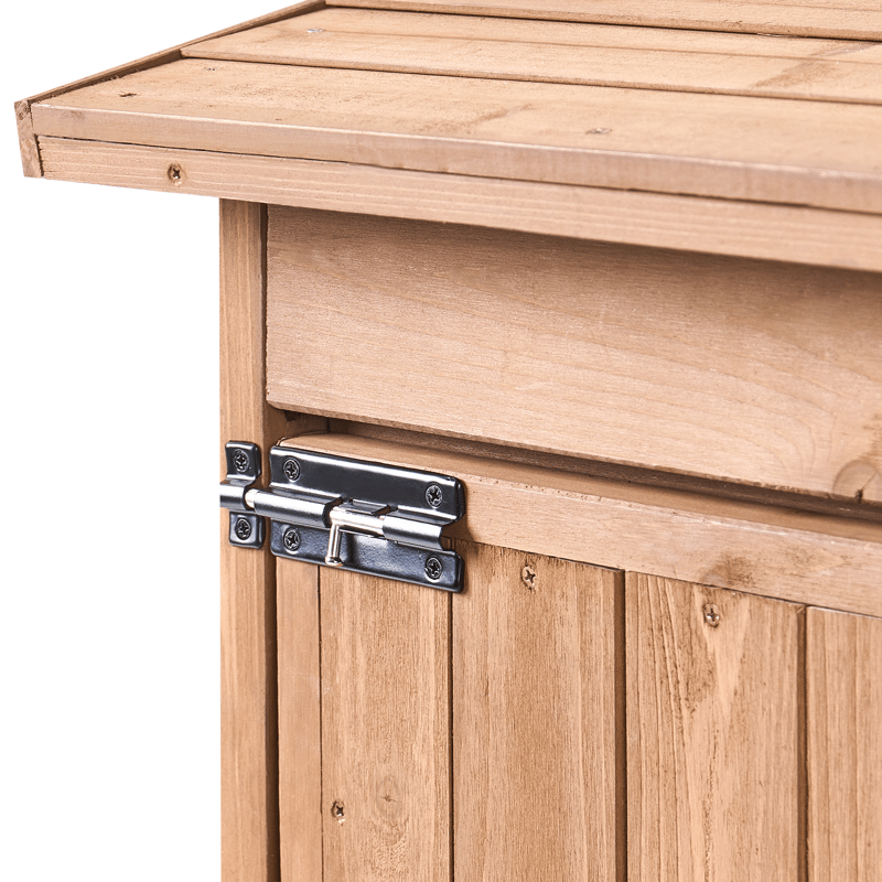 Työkaluvaja Toffia 127 cm 66 cm - Ruskea - Piha & ulkoaltaat - Lasiterassi & pihamökki - Varastot & liiterit - Varastot