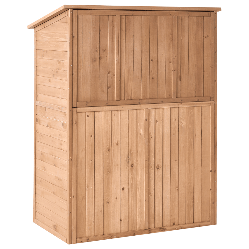 Työkaluvaja Toffia 127 cm 66 cm - Ruskea - Piha & ulkoaltaat - Lasiterassi & pihamökki - Varastot & liiterit - Varastot