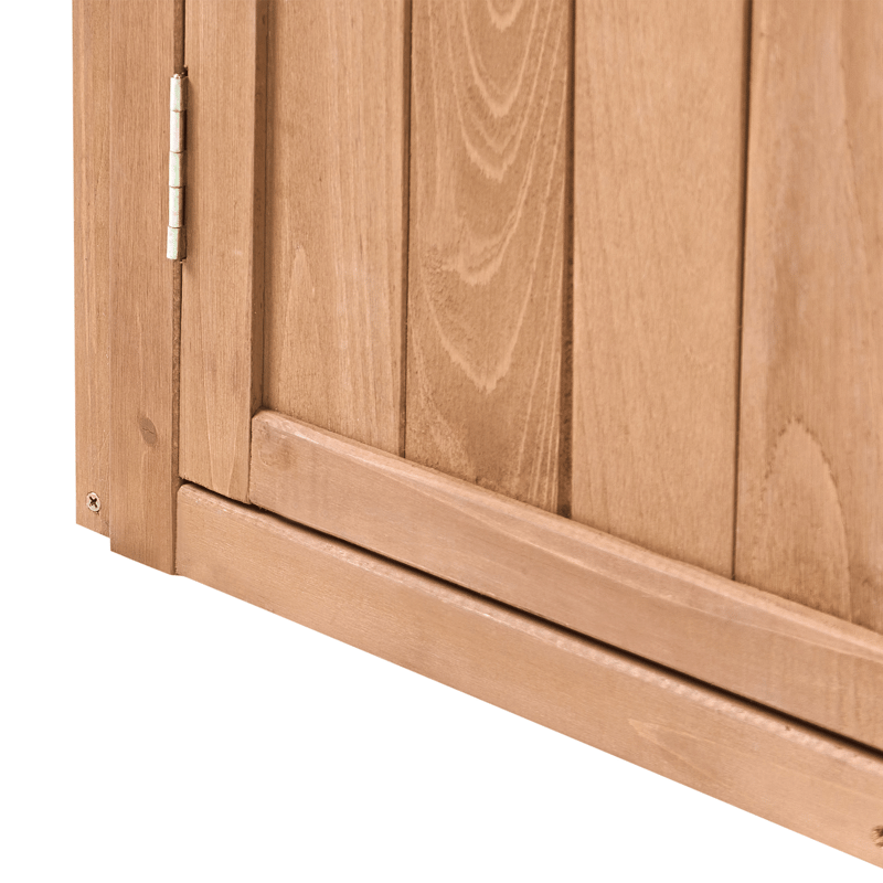 Työkaluvaja Toffia 127 cm 66 cm - Ruskea - Piha & ulkoaltaat - Lasiterassi & pihamökki - Varastot & liiterit - Varastot