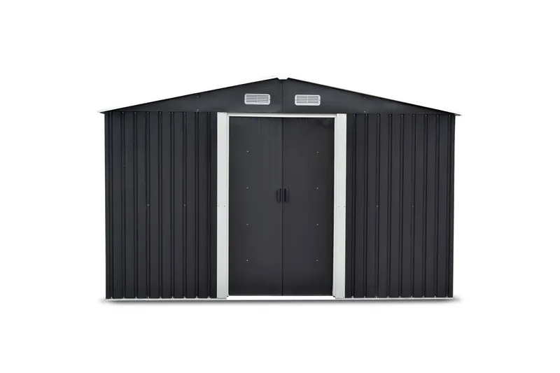 Varasto ja työkaluvaja 12,5 m² | Kaksinkertainen liukuovi | Peruspakkaus mukana - Piha & ulkoaltaat - Lasiterassi & pihamökki - Varastot & liiterit - Työkaluvaja