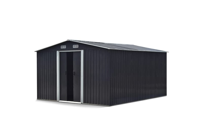 Varasto ja työkaluvaja 12,5 m² | Kaksinkertainen liukuovi | Peruspakkaus mukana - Piha & ulkoaltaat - Lasiterassi & pihamökki - Varastot & liiterit - Työkaluvaja