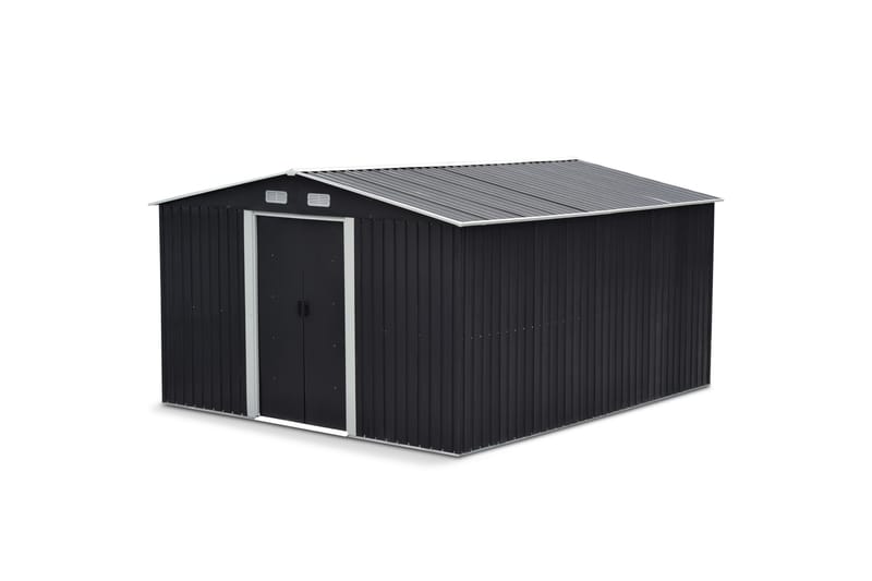 Varasto ja työkaluvaja 12,5 m² | Kaksinkertainen liukuovi | Peruspakkaus mukana - Piha & ulkoaltaat - Lasiterassi & pihamökki - Varastot & liiterit - Työkaluvaja