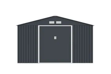 Varasto ja työkaluvaja Jerone 11 m² Tummanharmaa - Piha & ulkoaltaat - Lasiterassi & pihamökki - Varastot & liiterit - Varastot