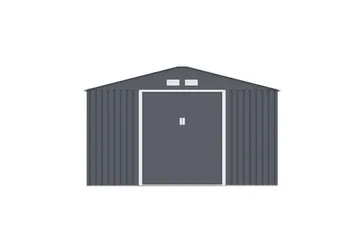 Varasto ja työkaluvaja Jerone 13,2 m² Tummanharmaa - Piha & ulkoaltaat - Lasiterassi & pihamökki - Varastot & liiterit - Varastot