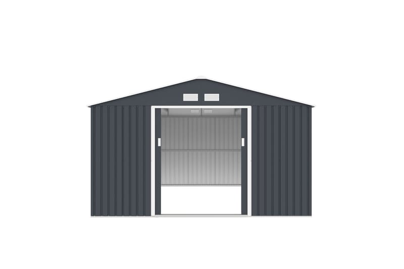 Varasto ja työkaluvaja Jerone 15,3 m² Tummanharmaa - Piha & ulkoaltaat - Lasiterassi & pihamökki - Varastot & liiterit - Varastot