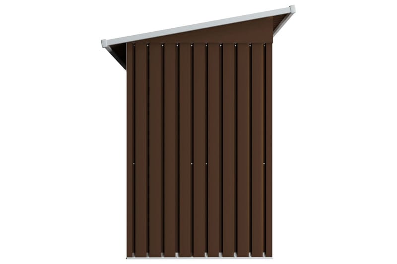 Puutarhan varastovaja ruskea 194x121x181 cm teräs - Ruskea - Piha & ulkoaltaat - Lasiterassi & pihamökki - Varastot & liiterit - Varastot